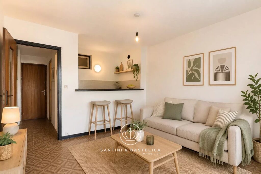 Studio 28 m² avec terrasse à rénover – à deux pas du centre-ville d&rsquo;Ajaccio